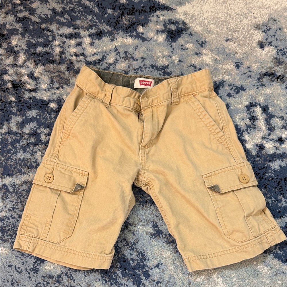 Levi's Beige Cargo Shorts for Men